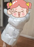 笛莎（DEESHA）女童羽絨服2025冬新款三防保暖中長(cháng)款羽絨外套童裝女寶寶衣服 粉藍色 130 曬單實(shí)拍圖