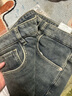 杉杉（FIRS）【加絨加厚】秋冬男士休閑牛仔直筒修身牛仔褲新年穿搭 曬單實(shí)拍圖