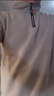 JACK WOKEKNSN狼爪云秋冬款純色奧粒絨男士衛衣半拉鏈立領(lǐng)抓絨加厚冬季保暖百搭 卡其色 M 【建議90-120斤】 曬單實(shí)拍圖
