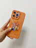 素洛適用蘋(píng)果17promax手機殼橙色瘋狂動(dòng)物城朱迪尼克iPhone16pro卡通可愛(ài)情侶15帶斜跨繩支架14保護套 【星宇橙】硅膠軟殼 鏡頭保護 iPhone 15 Pro Max 曬單實(shí)拍圖