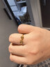 六福珠寶光影金足金蝴蝶結手工繞金線(xiàn)工藝實(shí)心黃金戒指計價(jià)GJG0193DS 13號-1.35克(含工費207元) 曬單實(shí)拍圖