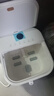 海爾（Haier）泡腳桶恒溫加熱全自動(dòng)按摩足浴盆銀離子抑菌洗腳盆仿真按摩泡腳盆足浴桶新年禮物禮品送男女朋友 【銀離子抑菌/恒溫變頻】熱銷(xiāo)款HQY-J352W 曬單實(shí)拍圖