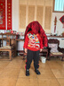 雅鹿親子裝兒童羽絨服男童女童2025新款大童洋氣冬季加厚外套親子冬裝 紅色 170 cm成人可穿 曬單實(shí)拍圖