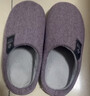 潔麗雅棉拖鞋女秋冬季室內家居防滑保暖拖鞋厚底毛毛女士家用男棉鞋外穿 紫色 40-41 (適合39-40碼) 曬單實(shí)拍圖
