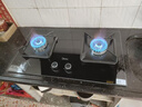 美的（Midea）【液化氣/煤氣罐 】燃氣灶雙灶具 家用5.0kW臺嵌兩用 高熱效 可調節底盤(pán) Q325-M 曬單實(shí)拍圖