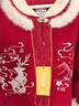 巴拉巴拉童裝女童漢服套裝秋冬新年季寶寶保暖紅色拜年服 曬單實(shí)拍圖