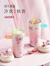 Vanow保溫杯櫻花女生咖啡陶瓷內膽吸管杯子閨蜜生日禮物家居館水杯 曬單實(shí)拍圖