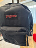 JANSPORT杰斯伯雙肩包女學(xué)生旅行包26L旅行輕便透氣書(shū)包男背包 4QUT003 海軍藍/藏青色-側邊袋 曬單實(shí)拍圖