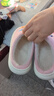 小馬寶莉（MY LITTLE PONY）兒童棉拖鞋室內秋冬保暖防滑6-12歲中大女童加絨棉鞋 粉32-33碼 曬單實(shí)拍圖