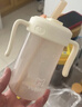 小土豆（potato）兒童水杯大寶寶吸管奶瓶PP水杯9個(gè)月以上帶重力球 300ml萌動(dòng)綠 曬單實(shí)拍圖