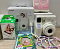 富士（FUJIFILM） instax mini se 一次成像 立拍立得相機 使用3英寸相紙 白色相紙組合套裝三【含標配+20張相紙+周邊配件】 官方標配【可代寫(xiě)賀卡】 曬單實(shí)拍圖