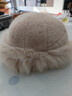 2025新款毛絨蒙古帽子秋冬季防風(fēng)保暖盆帽加厚仿皮護耳毛絨漁夫帽 皮草蒙古【米色】 曬單實(shí)拍圖