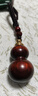 煥云閣中國風(fēng)紫檀木可擰開(kāi)口空心葫蘆汽車(chē)鑰匙扣掛件男女士平安風(fēng)水掛件 紫檀葫蘆銅蓋鑰匙扣 曬單實(shí)拍圖