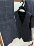 衣諾坊兒童西服套裝男生西裝主持人花童禮服演出服 格子套裝 160碼 曬單實(shí)拍圖