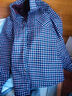 恒源祥男士一體絨加絨加厚保暖襯衫男中老年長(cháng)袖格子帶絨襯衣加肥加大碼 保羅6801 加絨 4XL 【穿170-185斤】 曬單實(shí)拍圖