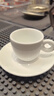 歐式陶瓷咖啡杯子意式濃縮杯espresso小杯簡(jiǎn)約陶瓷咖啡杯碟 60ml純白濃縮圓耳 曬單實(shí)拍圖