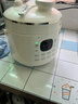 蘇泊爾（SUPOR）電壓力鍋 家用迷你壓力鍋電高壓鍋2.3L 陶晶球釜內膽電高壓鍋 智能預約1-3人高壓電飯煲煮飯煲湯鍋 【白瓷陶晶球釜0氟內膽】 2.3L 曬單實(shí)拍圖