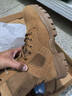 際華三五零五新式棕色作戰靴男夏季碳板作戰鞋超輕高幫耐磨訓練靴真皮登山鞋 棕色新式作戰靴【高配款】 41 (255mm) 【原廠(chǎng)正品 兩雙鞋墊】 曬單實(shí)拍圖