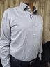HECHTER【100支全棉免燙】男士全棉商務(wù)長(cháng)袖襯衫易打理正裝襯衣灰色春秋 灰色-熱賣(mài)色 40 曬單實(shí)拍圖