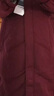 千仞崗冬季羽絨服中長(cháng)款大毛領(lǐng)連帽外套收腰顯瘦花苞袖冬裝保暖防寒服 富貴紅（鴨絨） M (165) 曬單實(shí)拍圖