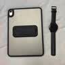酷思麥2026款蘋果air8/7/6/5保護套ipad10代后殼pro11英寸A2602平板殼ipad789適用mini6/7支架磨砂硬殼 【一體支架黑色】贈手寫筆 iPad 11代 2025款（11 曬單實拍圖