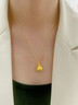 中國黃金（CHINA GOLD）銅錢(qián)福袋流蘇黃金項鏈女款時(shí)尚足金吊墜情人節生日禮物送女朋友 約1g 銅錢(qián)福袋流蘇黃金吊墜【贈925銀銀鏈】 曬單實(shí)拍圖