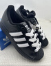 阿迪達斯（adidas）三葉草小白鞋男女經(jīng)典SUPERSTAR貝殼頭板鞋運動(dòng)鞋 JH9977黑色 曬單實(shí)拍圖