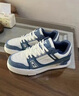 IYUZ品牌輕奢男鞋2026新品休閑鞋子男款時(shí)尚百搭板鞋真皮高端運動(dòng)鞋男 白藍色-高端男鞋 42 曬單實(shí)拍圖