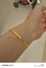 金至尊（3DG Jewellery）金鱗黃金手鏈實(shí)心999足金古法手鏈本命年男女款女神節禮物計價(jià) 金重8.00克（配珠寶禮盒） 曬單實(shí)拍圖