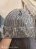 優(yōu)衣庫男裝女裝HEATTECH針織帽子毛線(xiàn)帽防寒保暖481257 05 天灰色 均碼（45cm） 曬單實(shí)拍圖
