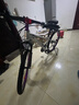 鳳凰山地自行車(chē)成年人男士女士學(xué)生變速碟剎減震全軸承山地車(chē)土坡車(chē) 月光銀/碳鋼架/鋁合金雙層輻條輪 26英寸（身高160-180左右） 24速-標準變速 曬單實(shí)拍圖