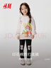 H&M【瘋狂動(dòng)物城聯(lián)名】HM童裝兒童女童褲子內里拉絨打底褲1319801 黑色/瘋狂動(dòng)物城 120 53 (4-6Y) 曬單實(shí)拍圖