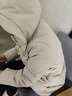 波司登25年羽絨服女冬90絨加厚連帽寬松中長(cháng)款百搭新年紅外套 曬單實(shí)拍圖