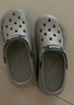 大嘴猴大嘴猴洞洞鞋男夏涼鞋家居戶(hù)外穿eva包頭沙灘女拖鞋332深灰42-43 曬單實(shí)拍圖