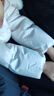 巴拉巴拉童裝女童羽絨服連帽冬裝外套甜美大翻領(lǐng)時(shí)尚洋氣保暖上衣 米白10302-白鴨絨 120 （充絨量130g） 曬單實(shí)拍圖