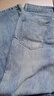 初語(yǔ)修型牛仔｜棉質(zhì)牛仔直筒牛仔褲女2025夏季廢土風(fēng)復古臟臟褲 復古藍 29 曬單實(shí)拍圖