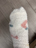 浪莎襪子女秋冬珊瑚絨加絨加厚家居地板月子襪毛絨保暖可愛(ài)睡眠中筒襪 曬單實(shí)拍圖