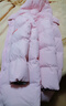 鴨鴨童裝羽絨服2024冬季新款兒童寬松男女中大童中長(cháng)款加厚外套 粉紅色 150 曬單實(shí)拍圖