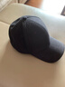 貓人帽子男冬季羊毛保暖男士鴨舌帽大頭圍品牌棒球帽閉口帽子 黑色 曬單實(shí)拍圖