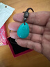 桃貍原礦綠松石水滴吊墜項鏈 男士高瓷高密平安隨身原石飾品掛件女 綠松石水滴吊墜 曬單實(shí)拍圖