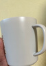 MUJI陶瓷覆層 不銹鋼 雙層馬克杯 水杯杯子 桌面 帶把手 新品 白色 L 490ml 曬單實(shí)拍圖