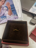 金至尊（3DG Jewellery）黃金戒指女磨砂水波紋活口999足金送女朋友老婆情人節禮物計價(jià) 金重0.99克（配珠寶禮盒） 曬單實(shí)拍圖