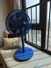 SEEDEN電風(fēng)扇家用空氣循環(huán)扇臺立式渦流直流變頻扇趴地扇落地扇西點(diǎn)【風(fēng)扇踏青放價(jià)】 藍色XD-2988FB 曬單實(shí)拍圖