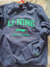 李寧（LI-NING）童裝兒童衛衣男女童秋冬季新款衛衣時(shí)尚圓領(lǐng)加絨保暖套頭休閑上衣 曬單實(shí)拍圖