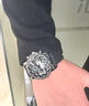 匹克中國男士手表時(shí)尚個(gè)性職場(chǎng)石英表休閑學(xué)生運動(dòng)硅膠表帶機械風(fēng)腕表 【銀殼白面】 曬單實(shí)拍圖