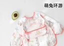 貝肽斯兒童罩衣嬰兒吃飯圍兜防臟男女寶寶長(cháng)袖防污反穿圍裙 露營(yíng)游記L碼 曬單實(shí)拍圖