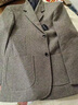 皮爾卡丹（pierre cardin）高端男士休閑西服26秋冬季厚款中年商務(wù)單西裝外套大碼西服上衣 1749咖色 XL 180(140-150斤) 曬單實(shí)拍圖