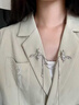 寶莎緹（BAOSHATI）胸針復古高級流蘇國風(fēng)胸花2026新款小眾設計感輕奢風(fēng)男女西裝胸針 雎鳩銜情胸針 【禮盒裝】 曬單實(shí)拍圖