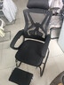 舒客藝家電腦椅辦公椅職員網(wǎng)椅會(huì )議椅家用靠背休閑椅子弓形學(xué)生宿舍學(xué)習椅 WE黑色+腳踏弓形【海綿款】 曬單實(shí)拍圖