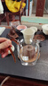 禾器臺灣禾器怡然茶海高硼硅透明玻璃公道杯 茶具配件公杯耐熱分茶器 怡然茶海340ml(琥珀色) 曬單實(shí)拍圖